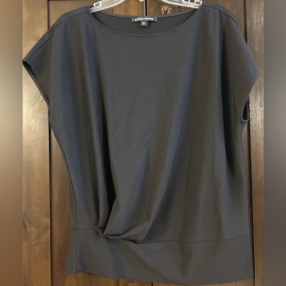 Boston Proper Dolman Sleeve Blouson Top Sz L - Picture 3 of 4